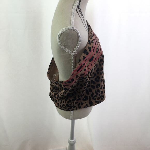 Flirtitude Active Crop Top Chocolate Leopard XXL - Picture 3 of 12